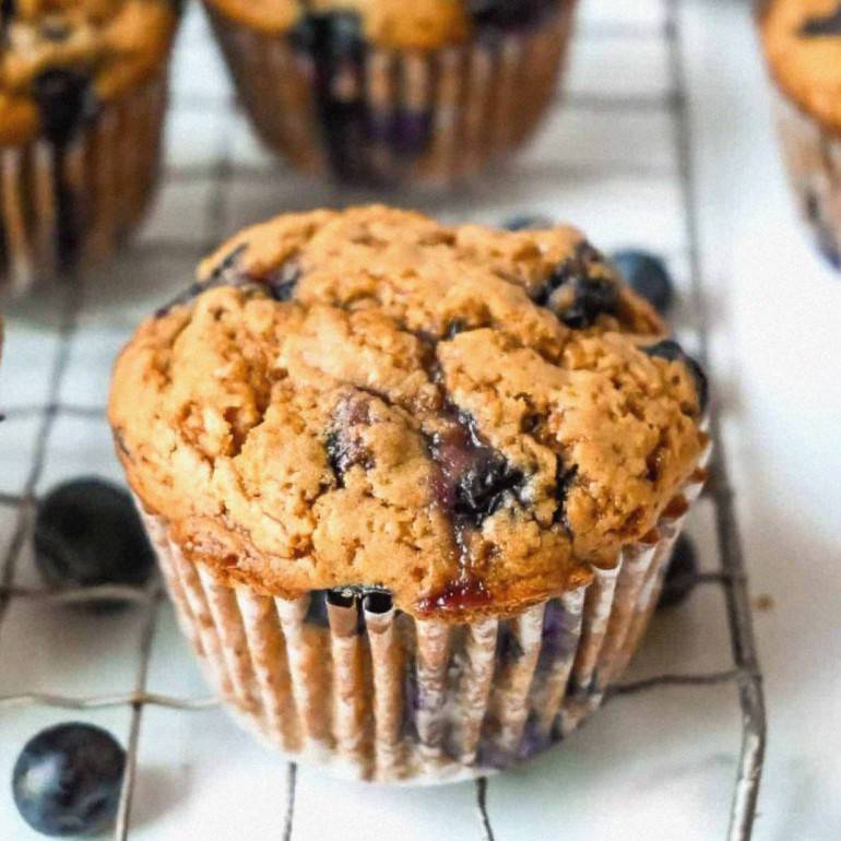 Irresistible Protein-Packed Blueberry Muffins