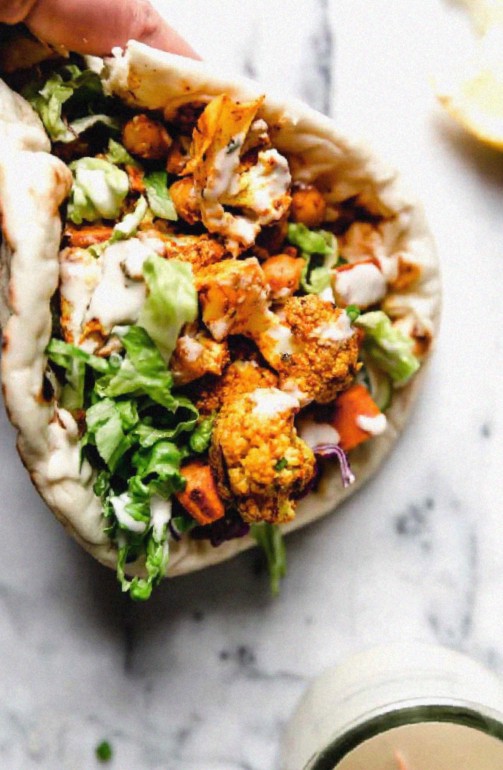 Roasted Vegetable Shawarma