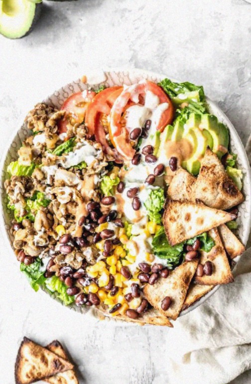 Loaded Vegan Taco Salad