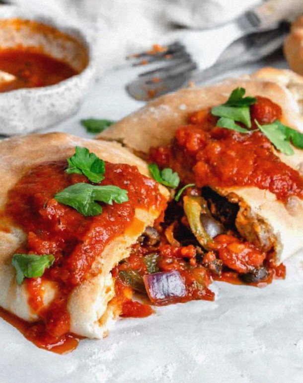 Vegan Marinara Calzones