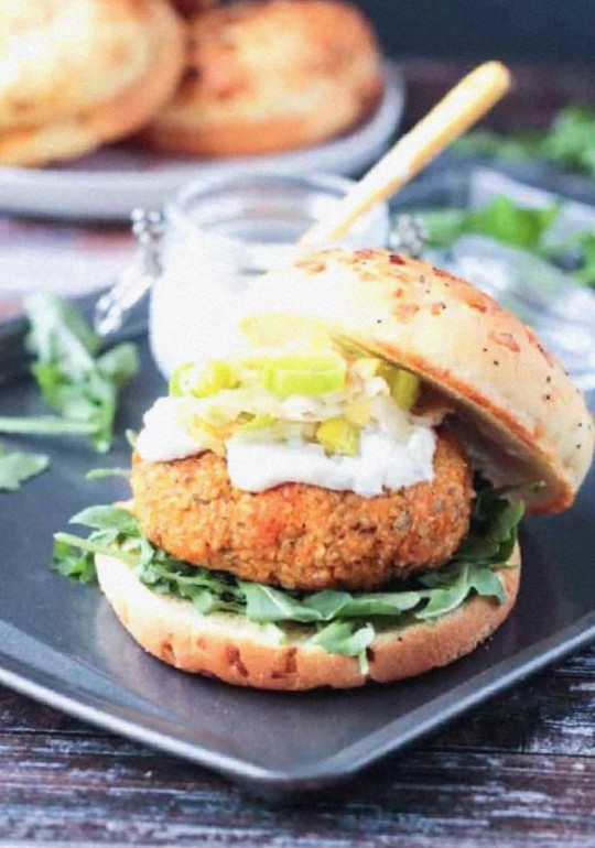 Vegan Autumn Burger