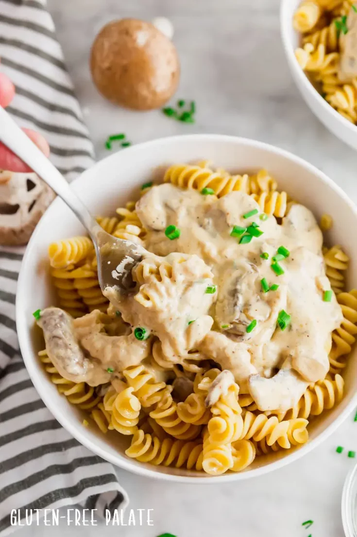 Vegan Mushroom Stroganoff