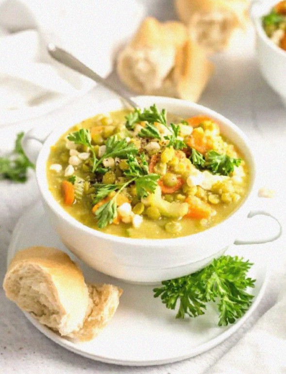 Split Pea & Sweet Potato Stew