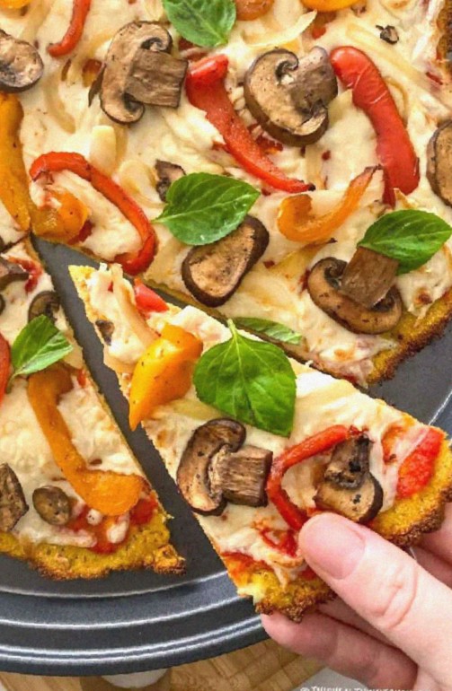 Vegan Polenta Pizza