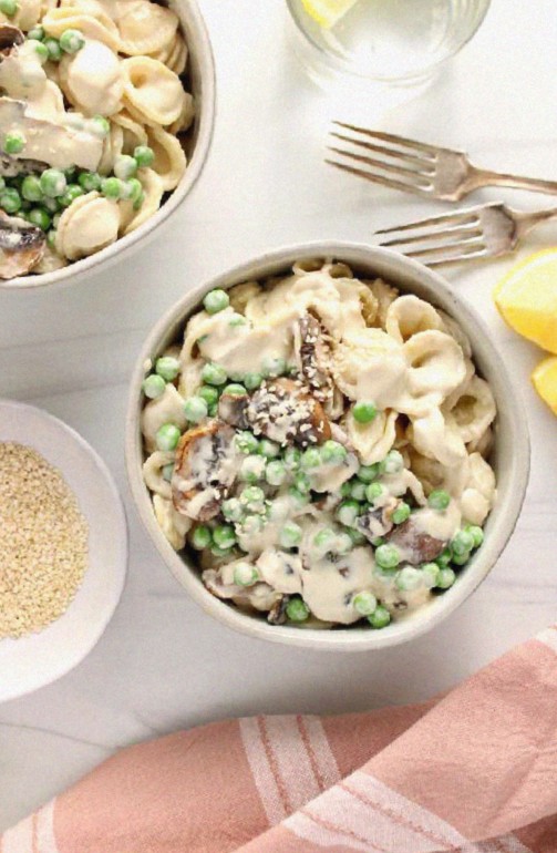 Quick Tahini Pasta