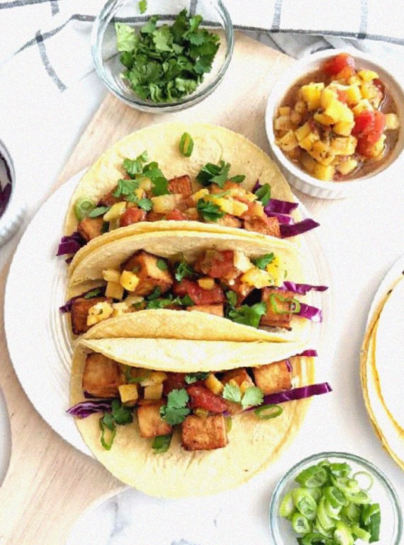 Crispy Vegan Tofu Tacos