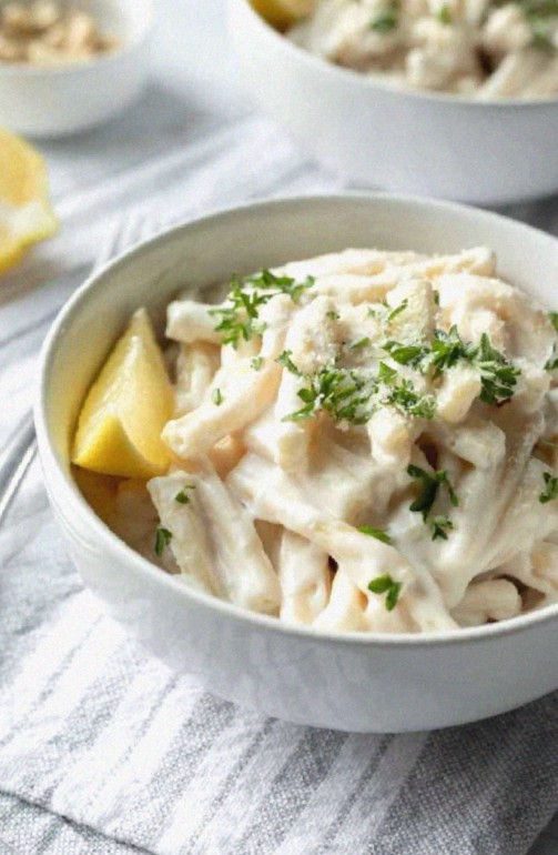 Creamy Vegan Lemon Pasta