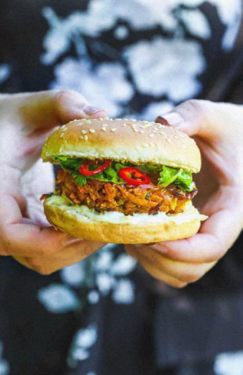 Vegan Bhaji Burger