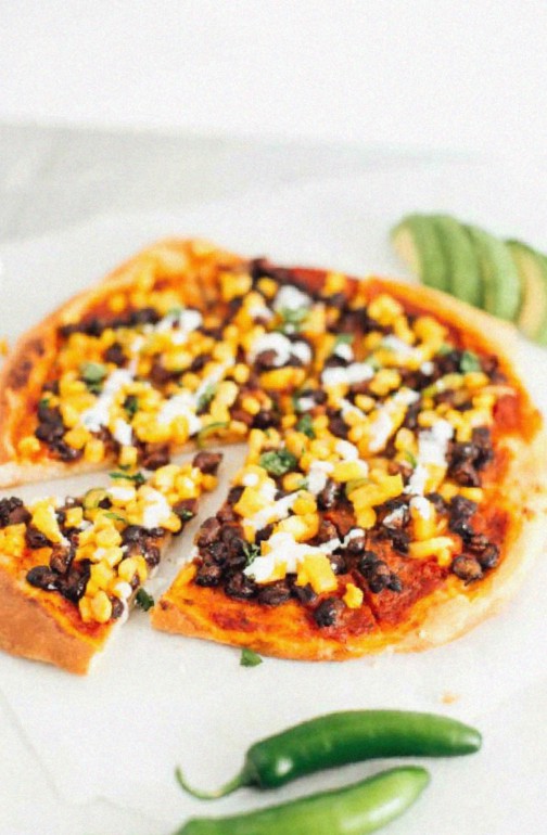 Easy Vegan Chili Pizza