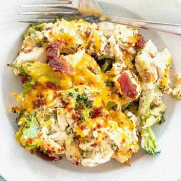 Chicken Bacon Ranch Casserole