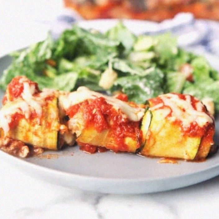 Zucchini Lasagna Rolls