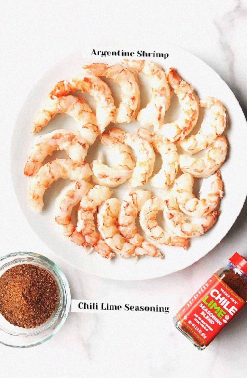 Ingredients for Argentine Red Shrimp