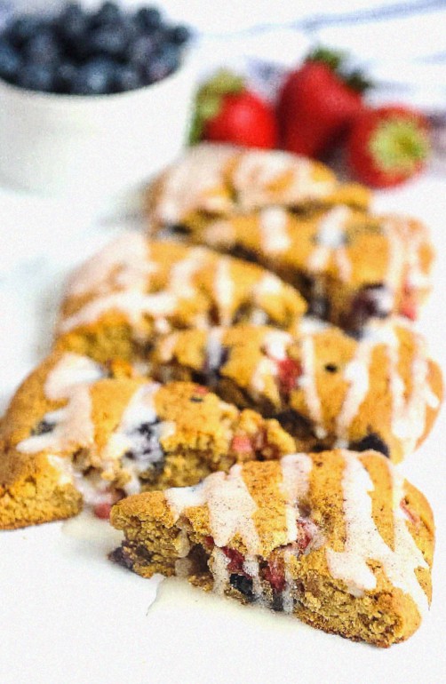 Almond Flour Berry Scones