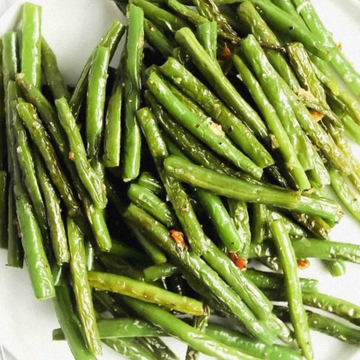 Blistered Green Beans with Garlic