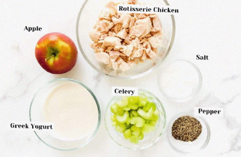 Rotisserie Chicken Salad Ingredients