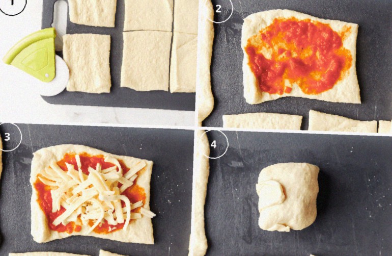 Pizza Rolls Cooking Steps