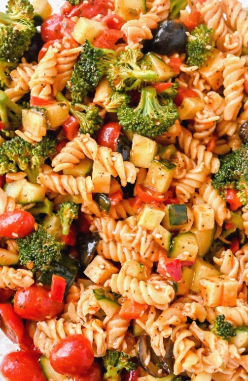 Gluten-Free Pasta Salad with Italian Dressing