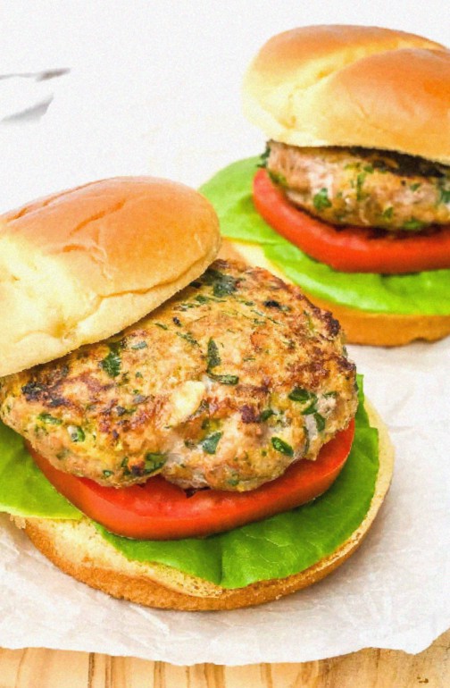 Juicy Zucchini Turkey Burgers