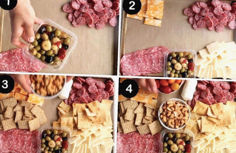 Charcuterie Creation Steps