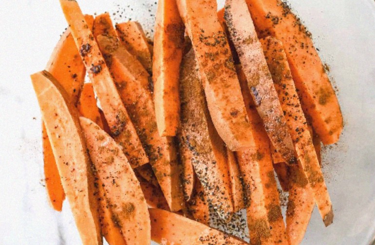 Seasoning Sweet Potatoes