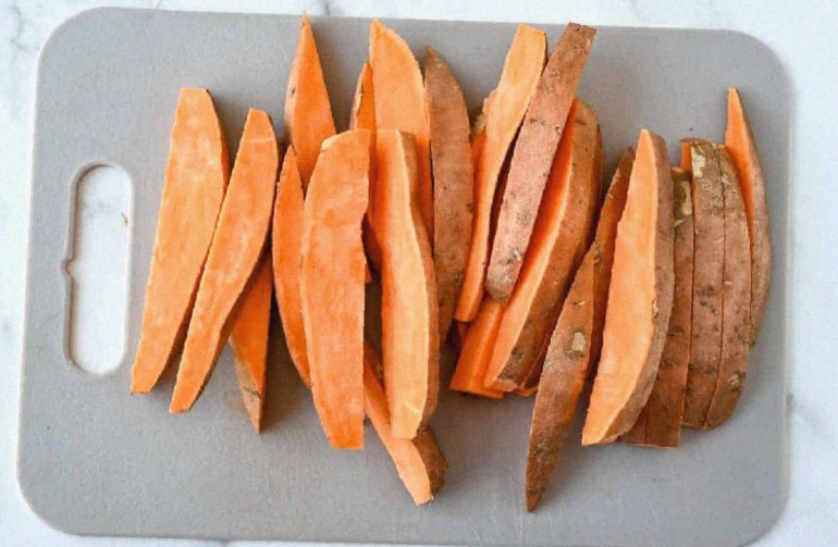 Preparing Sweet Potatoes