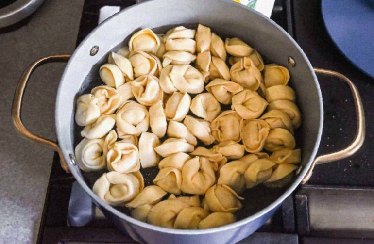 Cooking Tortellini