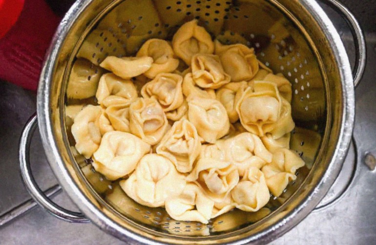 Drained Tortellini