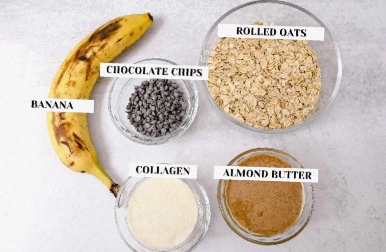 Ingredients for Banana Oat Delights