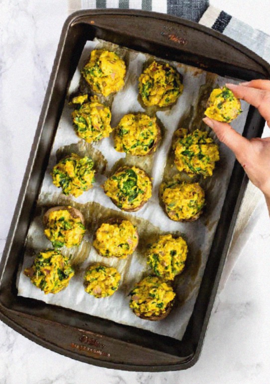 Rosemary Stuffed Mushrooms