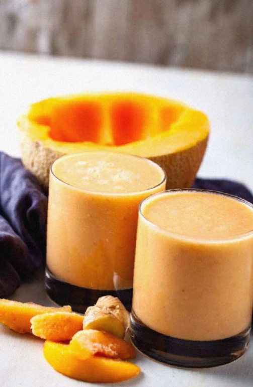 Cantaloupe Ginger Smoothie