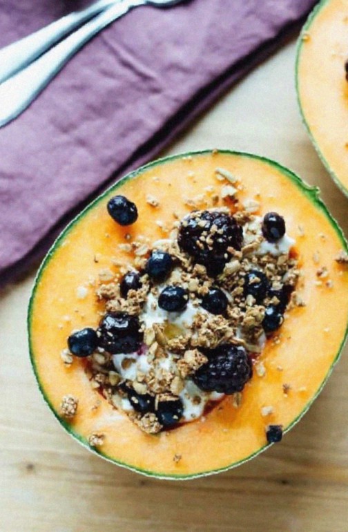 Cantaloupe Breakfast Bowls