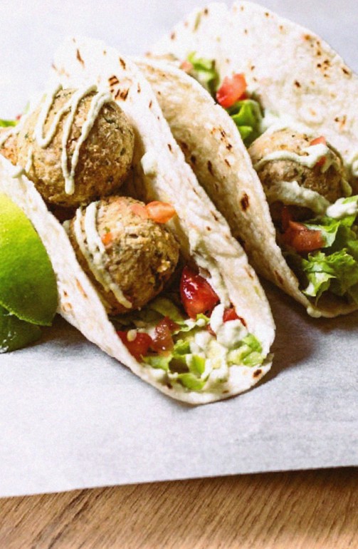 Vegan Falafel Tacos