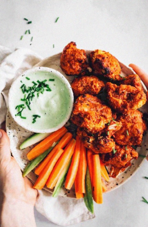 Vegan Cauliflower Wings