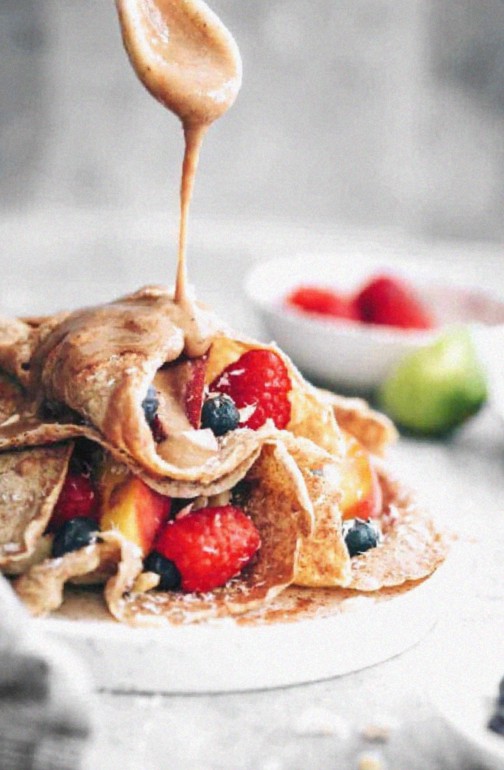 Stuffed Vegan Crêpes