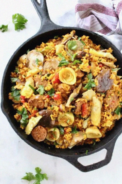 Easy Vegan Paella