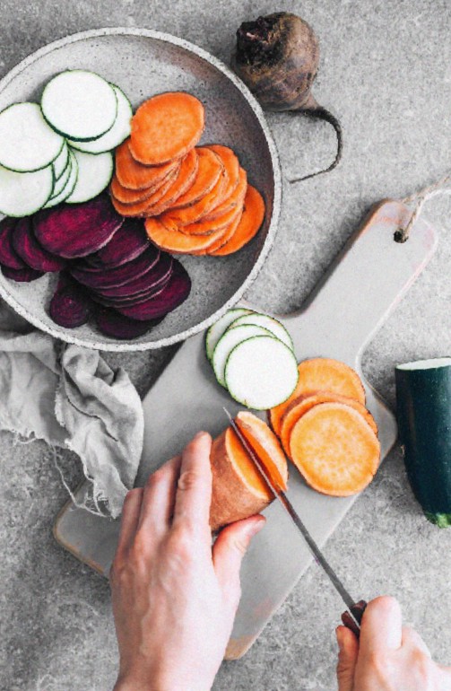 Ingredients for Baked Vegetable Chips