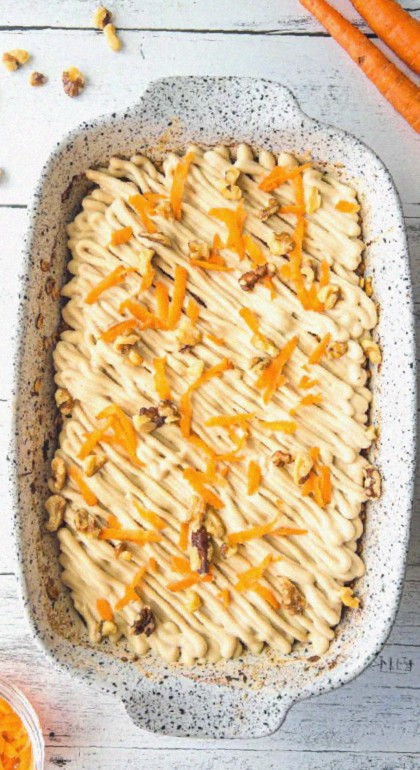 Carrot Cake Baked Oatmeal