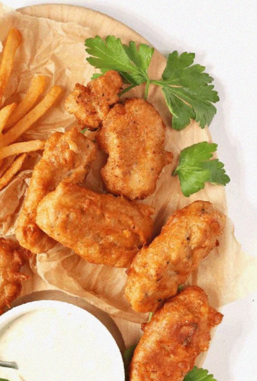 Beer-Battered Fish Sticks