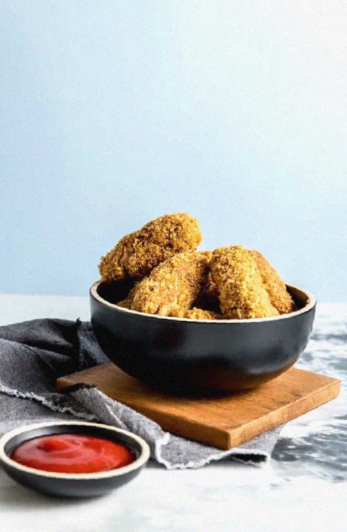 Vegan Delights: Jackfruit Chickpea Nuggets