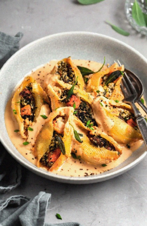 Butternut Squash Sage Stuffed Shells