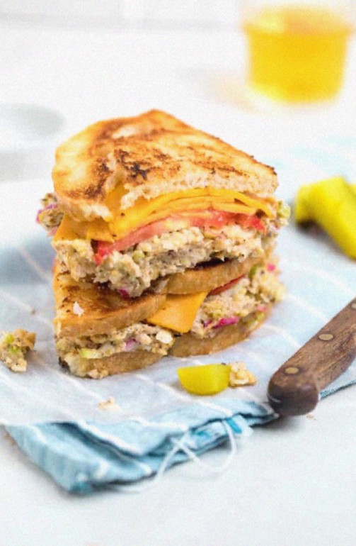 Easy Vegan Tuna Melt