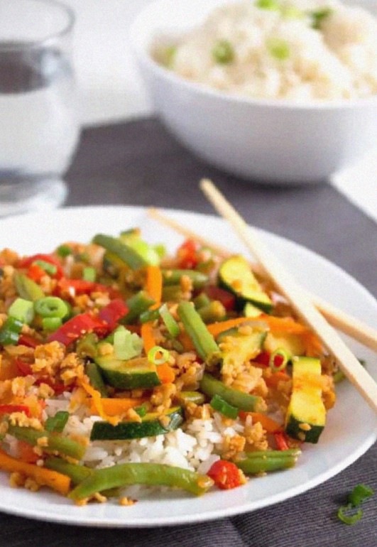 Stir-Fry with Soya Granules